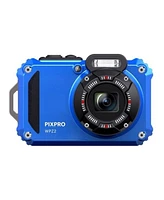 Kodak Pixpro WPZ2 Rugged Waterproof 16MP Camera (Blue) with Case and 32GB Card