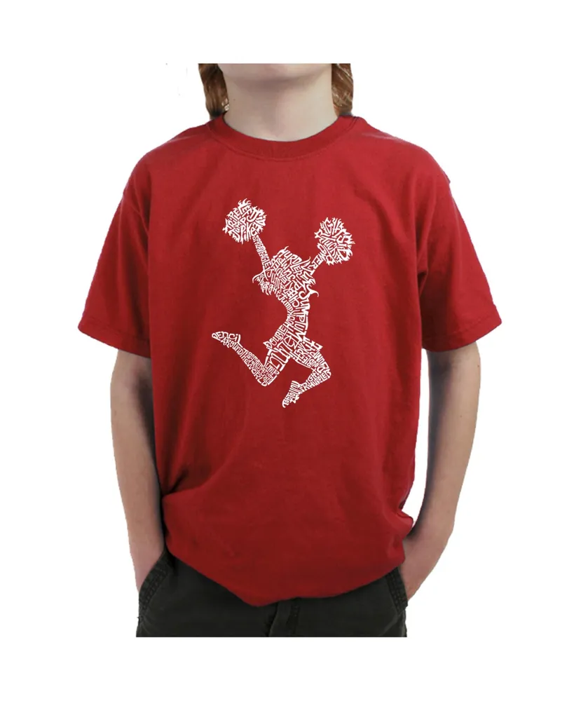 Boy's Word Art T-shirt - Cheer