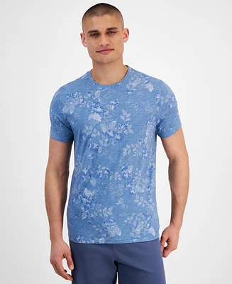 Sun + Stone Men's Garden Floral Graphic Crewneck T-Shirt, Created for Macy's