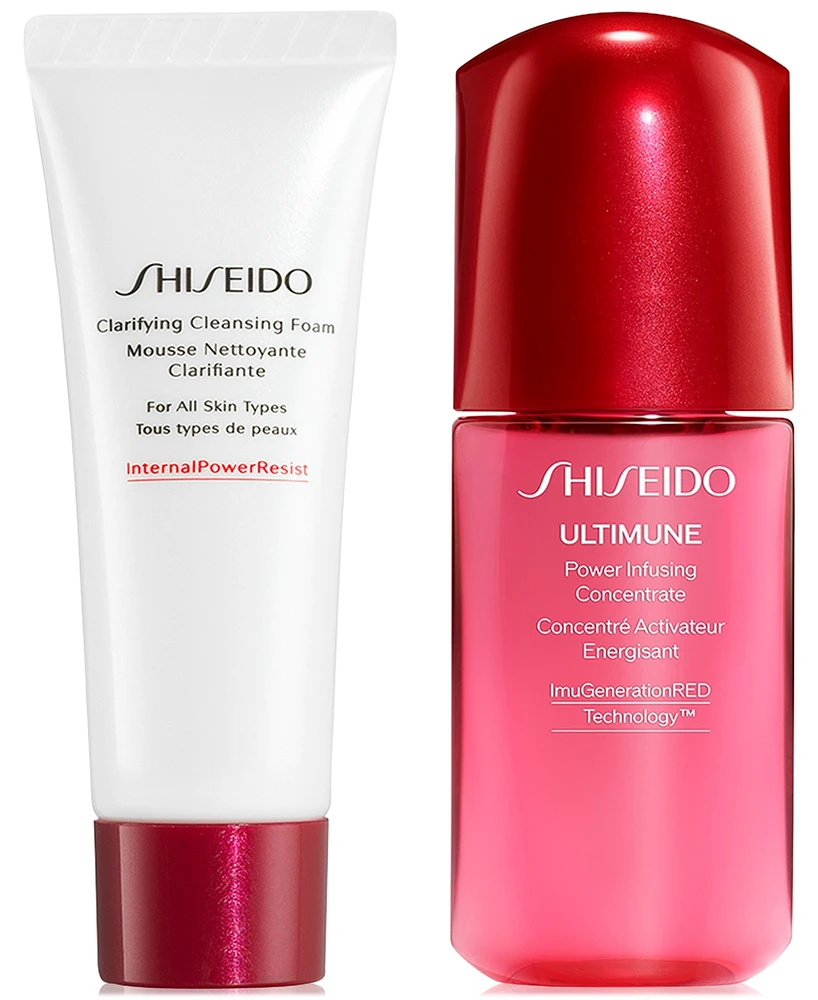 Choose your Free gift with any $85 Shiseido purchase!