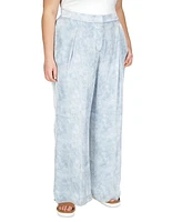 Michael Kors Plus Wide-Leg Printed Pants