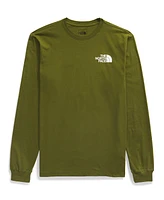 The North Face Men's Box Nse Standard-Fit Logo Graphic Long-Sleeve T-Shirt