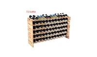 Wooden Bottle Rack Wine Holder for Bottles