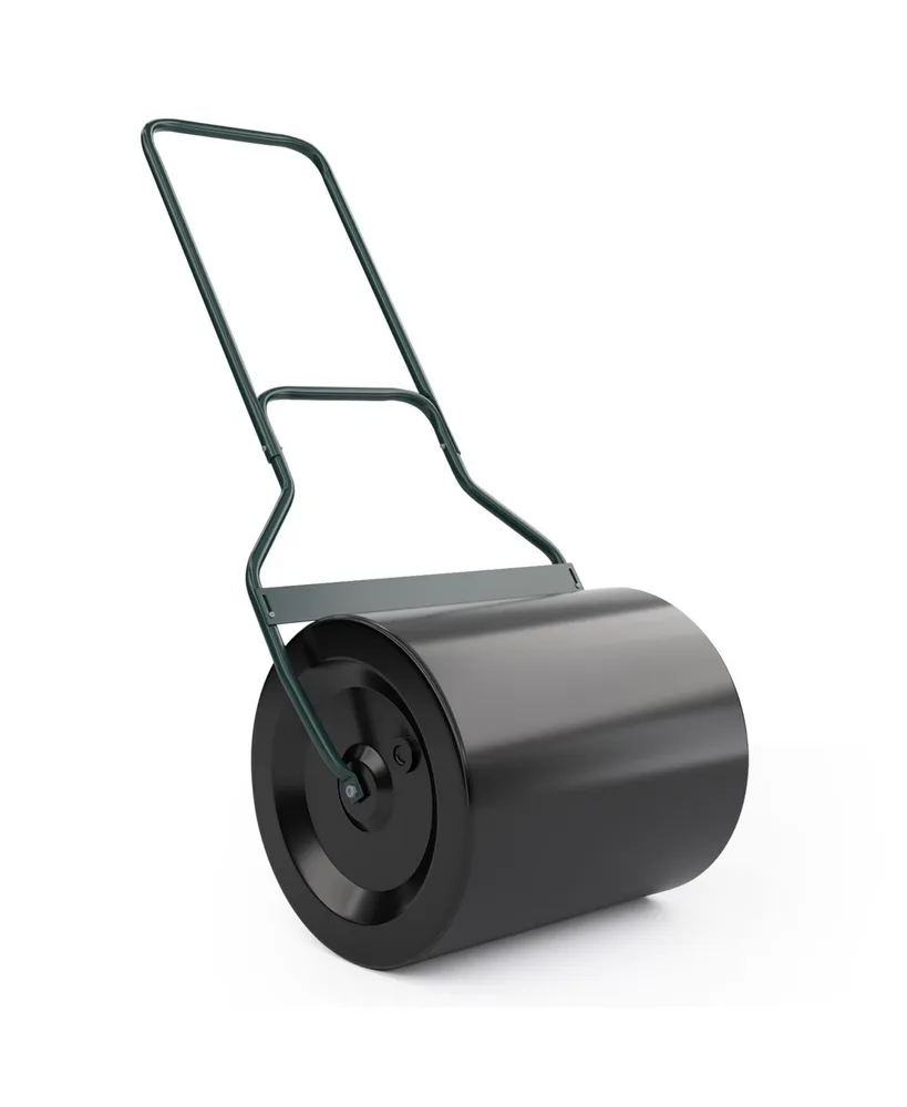 Lawn Roller with U-Shaped Handle for Garden Backyard