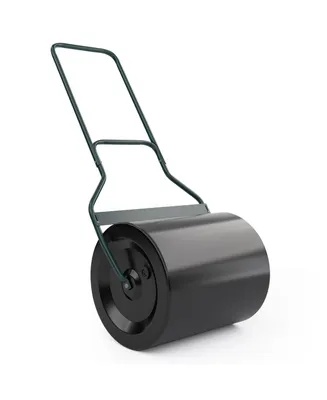 Lawn Roller with U-Shaped Handle for Garden Backyard