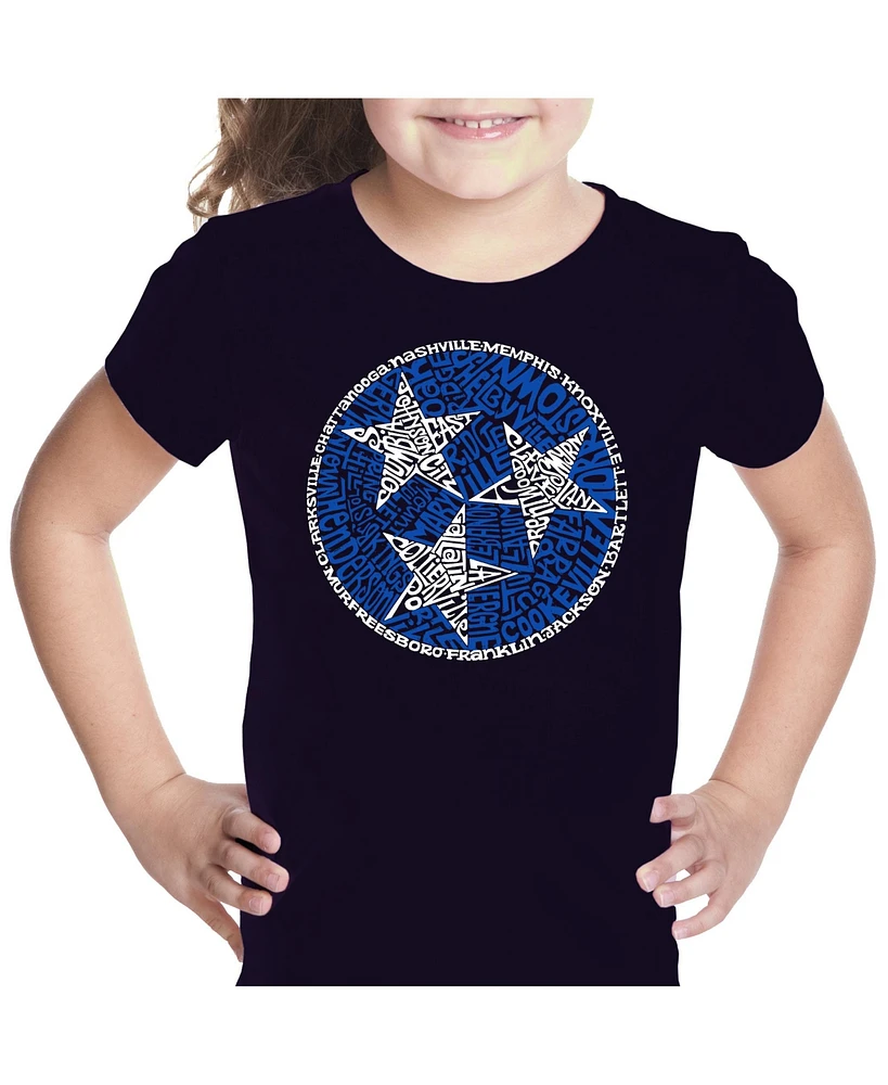 Girl's Word Art T-shirt - Tennessee Tristar