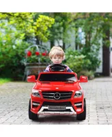 Sugift 6V Mercedes Benz Kids Ride on Car with MP3+Rc