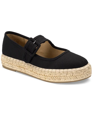 Sun + Stone Women's Poppyy Buckle Espadrille Mary Janes, Created for Macy's