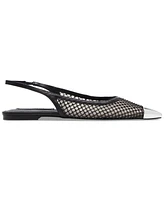 Jessica Rich x Steve Madden Mary Slingback Cap Toe Flats