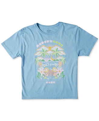 Roxy Big Girls Beachy Daze Graphic Cotton T-Shirt