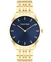 Calvin Klein Men's Intrigue Gold-Tone Stainless Steel Bracelet Watch 40mm