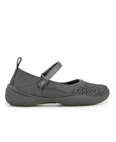 Jbu Women's Dandelion Hook and Loop Closure Sporty Flat Shoe
