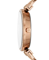 A|X Armani Exchange Women's Three-Hand Rose Gold-Tone Stainless Steel Watch 36mm, AX5912 - Rose Gold