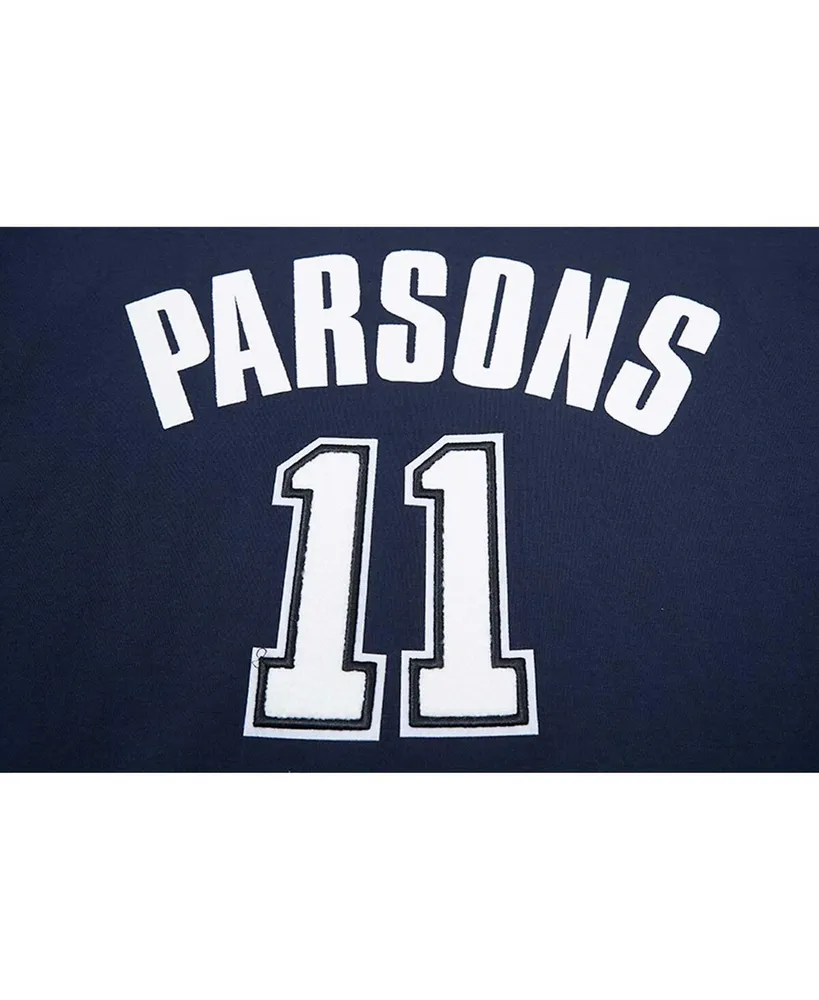 Men's Pro Standard Micah Parsons Navy Dallas Cowboys Player Name and Number Hoodie T-shirt