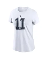 Women's Nike Micah Parsons White Dallas Cowboys Player Name and Number T-shirt