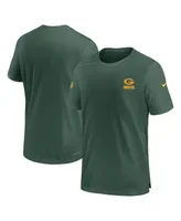 Men's Nike Green Green Bay Packers Sideline Coach Performance T-shirt