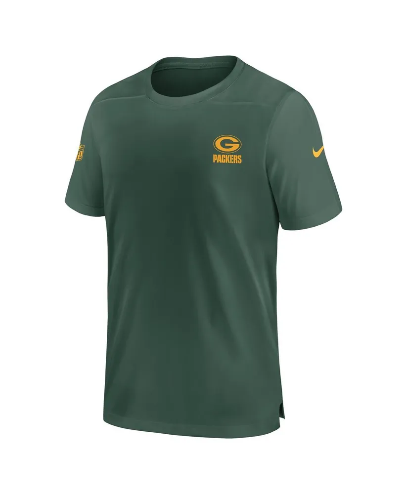 Men's Nike Green Green Bay Packers Sideline Coach Performance T-shirt