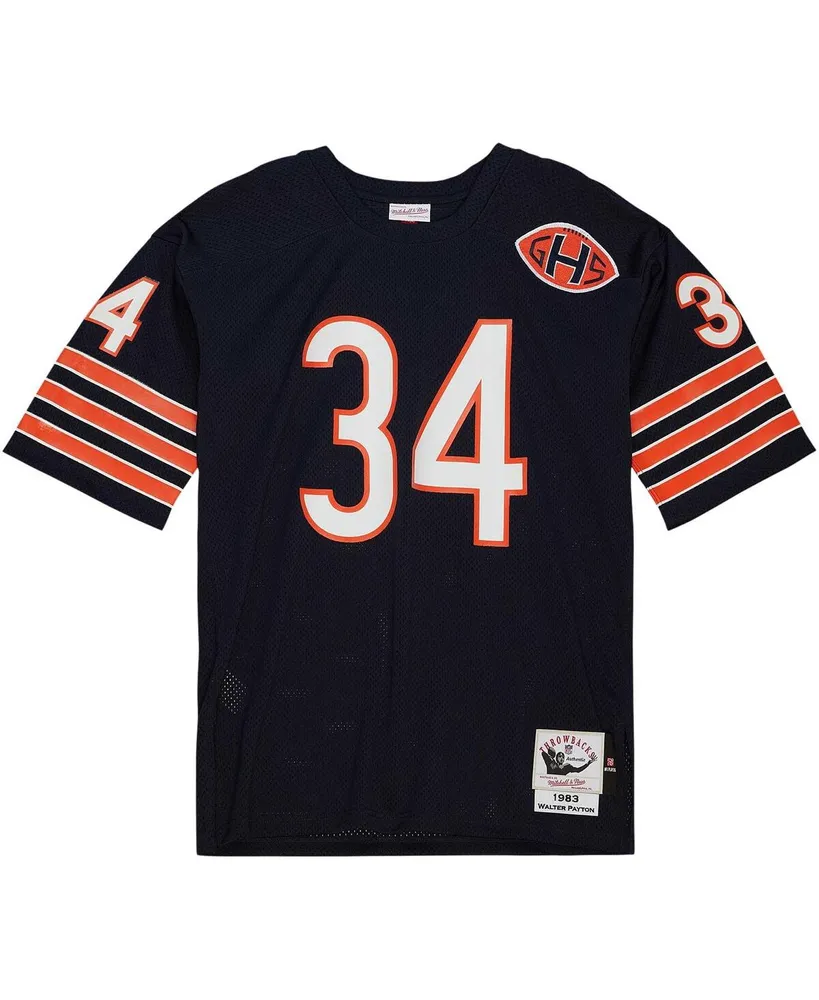 Men's Mitchell & Ness Walter Payton Navy Chicago Bears Authentic Throwback Retired Player Jersey