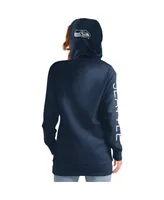 Women's G-iii 4Her by Carl Banks College Navy Seattle Seahawks Extra Inning Pullover Hoodie