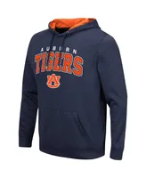 Men's Colosseum Navy Auburn Tigers Resistance Pullover Hoodie