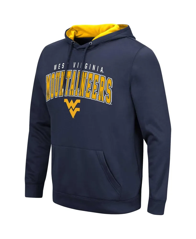 Men's Colosseum Navy West Virginia Mountaineers Resistance Pullover Hoodie