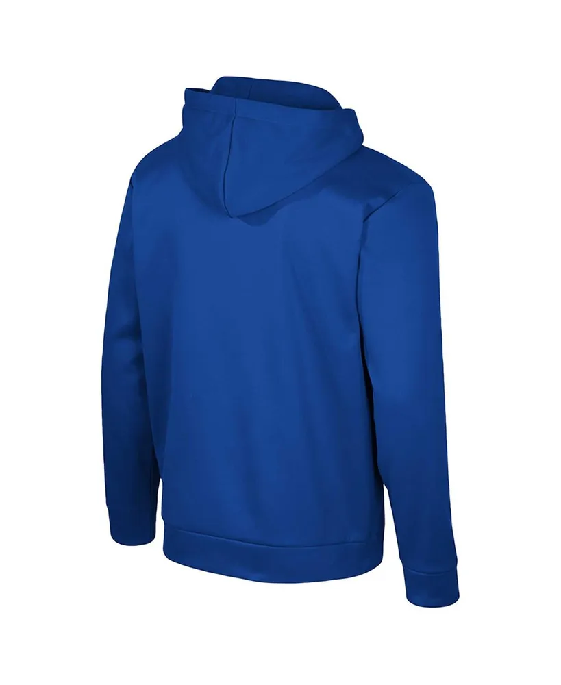 Men's Colosseum Royal Duke Blue Devils Quarter-Zip Hoodie