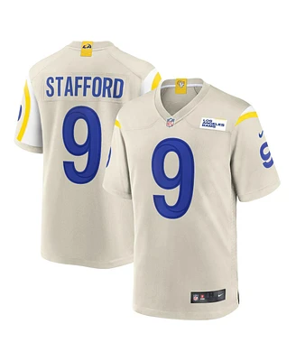 Nike Men's Matthew Stafford Bone Los Angeles Rams Game Jersey