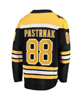 Men's Fanatics David Pastrnak Black Boston Bruins Home Breakaway Jersey