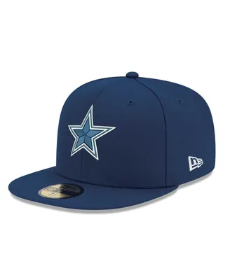 Men's New Era Navy Dallas Cowboys Logo 59FIFTY Fitted Hat