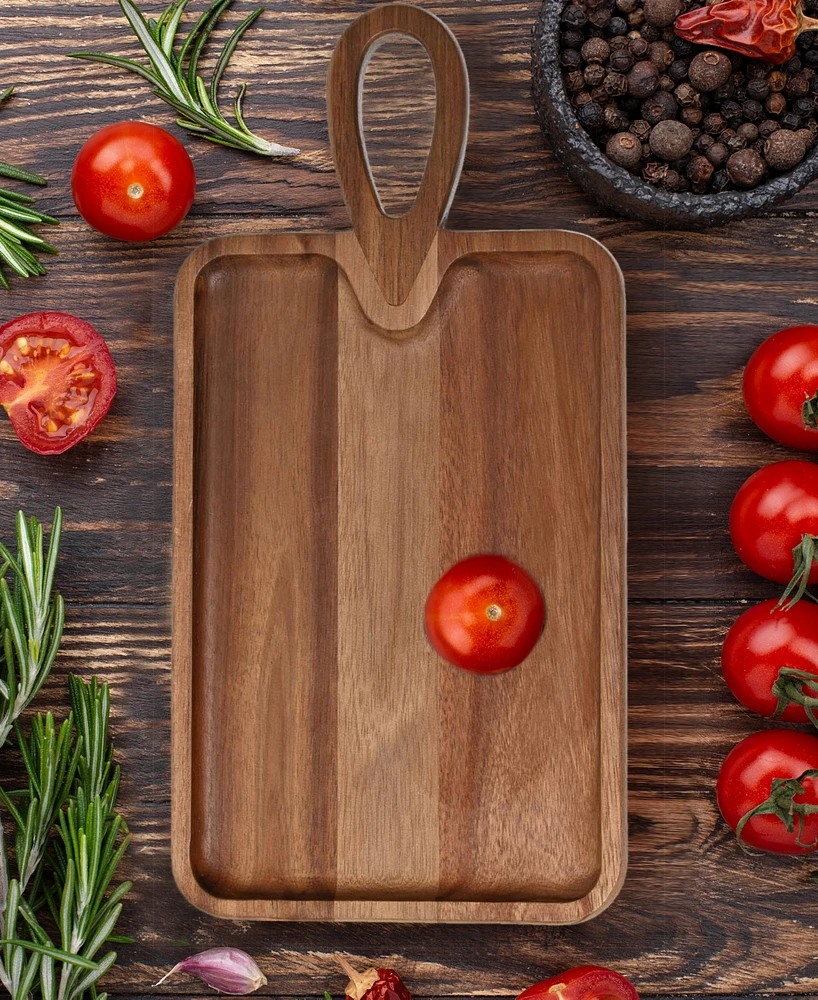 American Atelier Acacia Wood Cutting Board with Handle