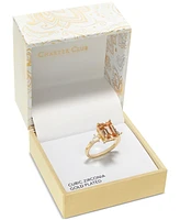 Charter Club Gold-Tone Champagne Stone Ring, Created for Macy's