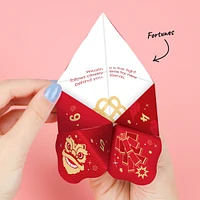 Lunar New Year - Cootie Catcher Game - Fortune Tellers - Set of 12 - Assorted Pre