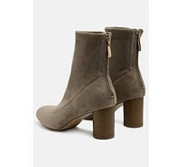 emerson micro suede ankle boots