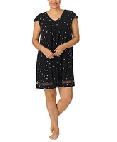 Ellen Tracy Plus Yours to Love Short Sleeves Nightgown