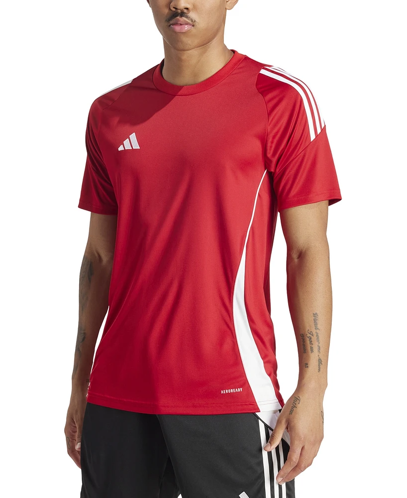 adidas Men's Tiro 24 Slim-fit Performance 3-Stripes Jersey