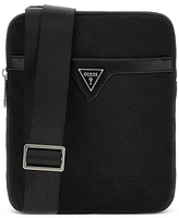 Guess Men's Vezzola Jacquard Crossbody Bag