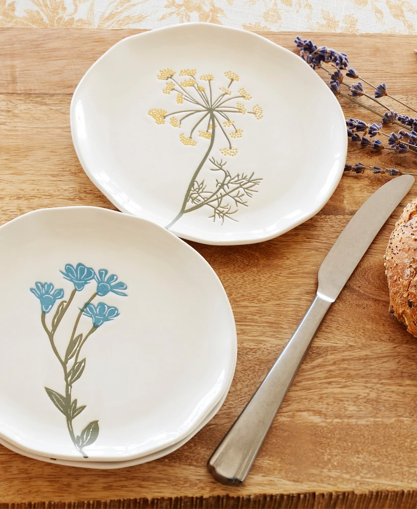 Lenox Wildflowers Tidbit Plates, Set of 4