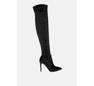 Women's Tigerlily Knitted Stiletto Long Boots