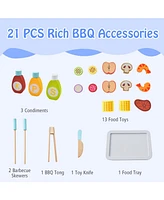 Kid's Pretend Barbecue Grill Play Set