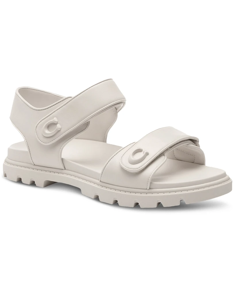 Coach Women's Brynn Double-Band Sporty Lug-Sole Footbed Sandals