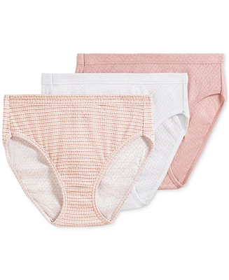 Jockey Elance Cotton French Cut Underwear 3-Pk 1541, Extended Sizes