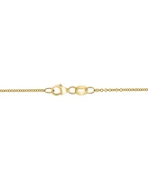 Effy Onyx & Diamond (1/6 ct. t.w.) Flower Halo 18" Pendant Necklace in 14k Gold
