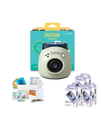 Fujifilm Instax Green Pal Link 2 Camera & Printer with Lavender Film (6 Pack) - Assorted Pre