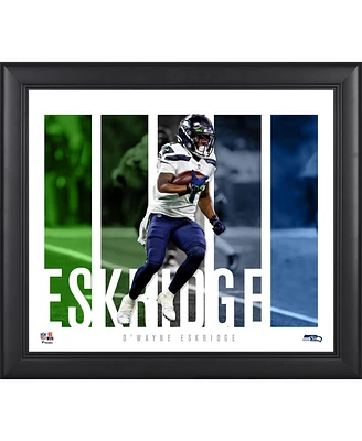 D'Wayne Eskridge Seattle Seahawks Framed 15" x 17" Player Panel Collage