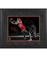 Mike Evans Tampa Bay Buccaneers Framed 11" x 14" Spotlight Photograph - Facsimile Signature