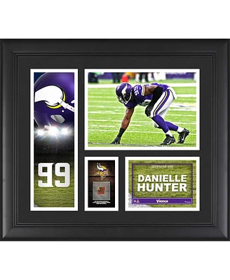 Danielle Hunter Minnesota Vikings Framed 15" x 17" Player Collage with a Piece of Game-Used Ball