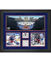 New York Rangers Framed 23" x 27" 2018 Winter Classic 3-Photograph Collage with Game-Used Ice from the 2018 Winter Classic - Limited Edition of 250