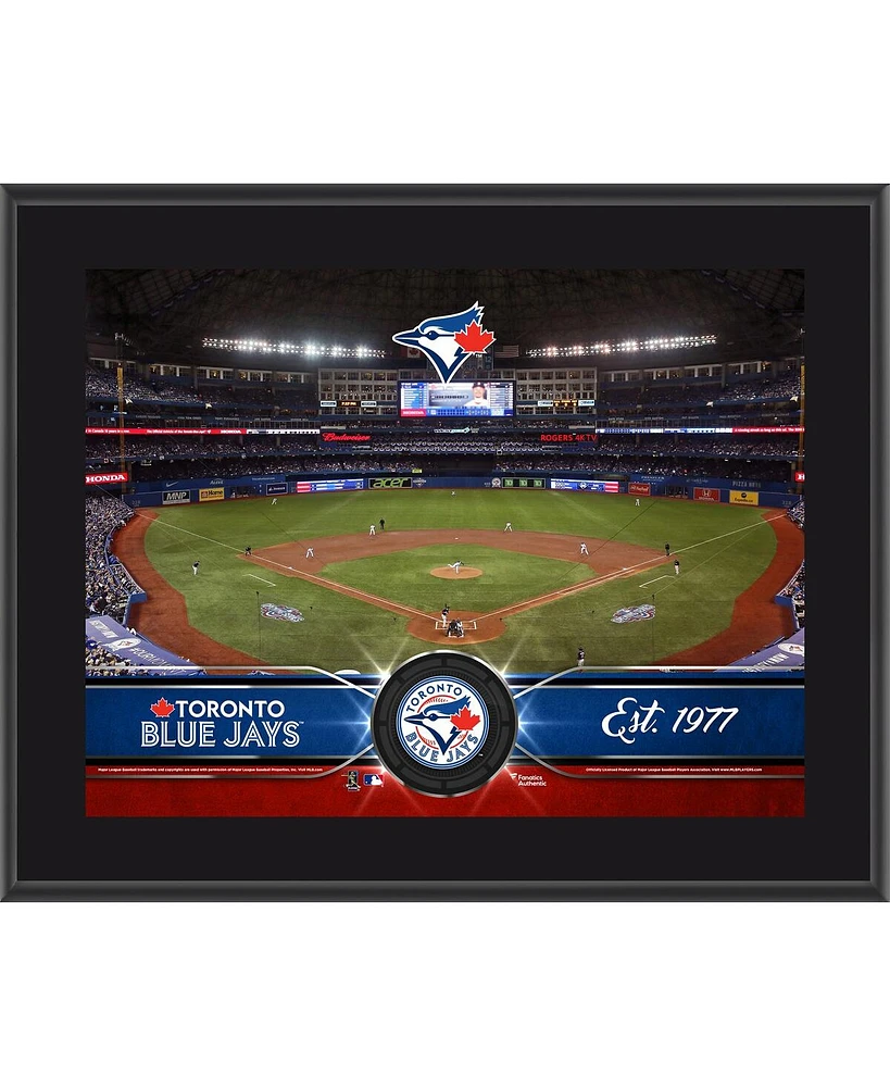 Toronto Blue Jays 10.5" x 13" Sublimated Team Plaque