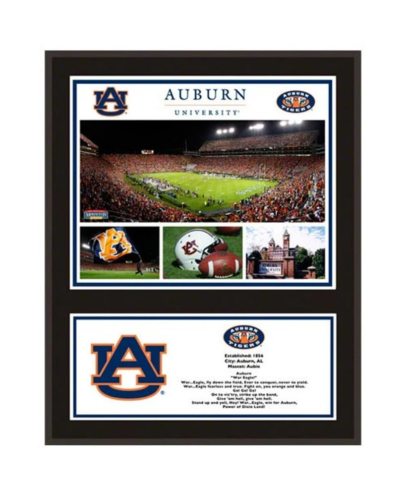 Auburn Tigers 12" x 15" Sublimated Team Plaque