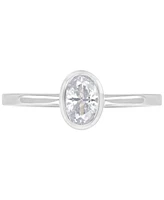 4-Pc. Set Cubic Zirconia Mixed-Cut Bezel & Claw Stack Rings